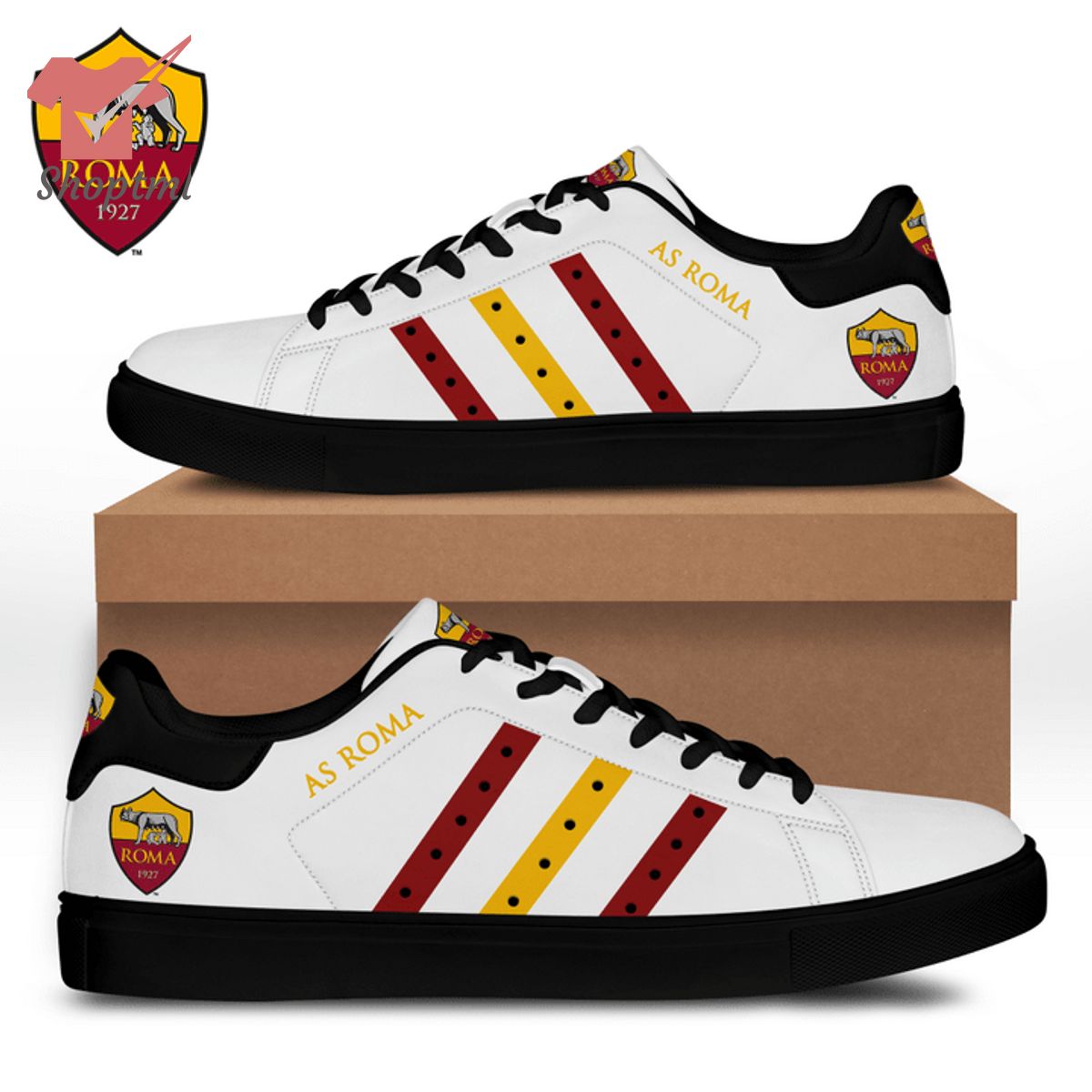 AS Roma Bunte Low-Top-Schuhe