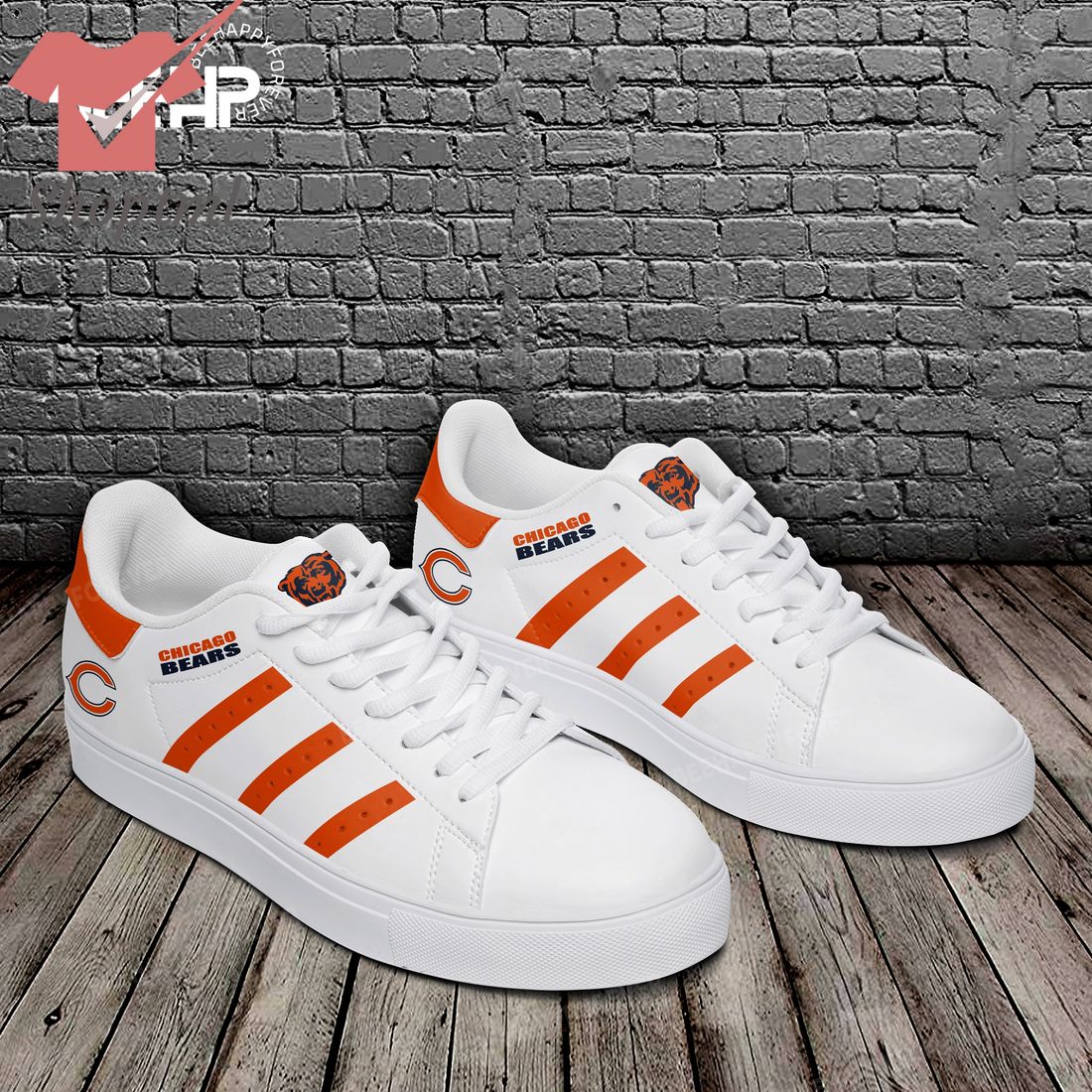 Orange Low-Top-Schuhe der Chicago Bears
