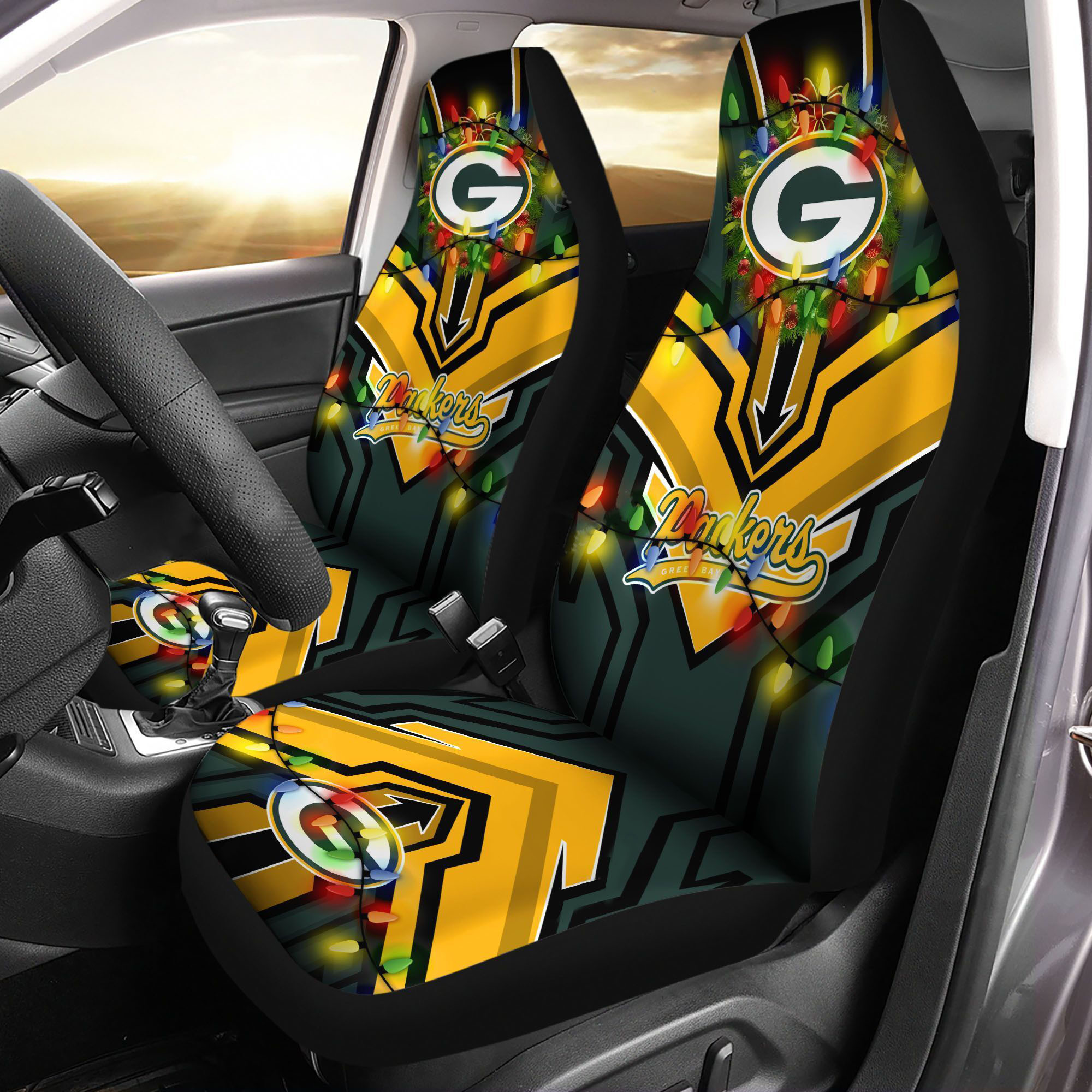 Green Bay Packers Car Seat Covers BG128