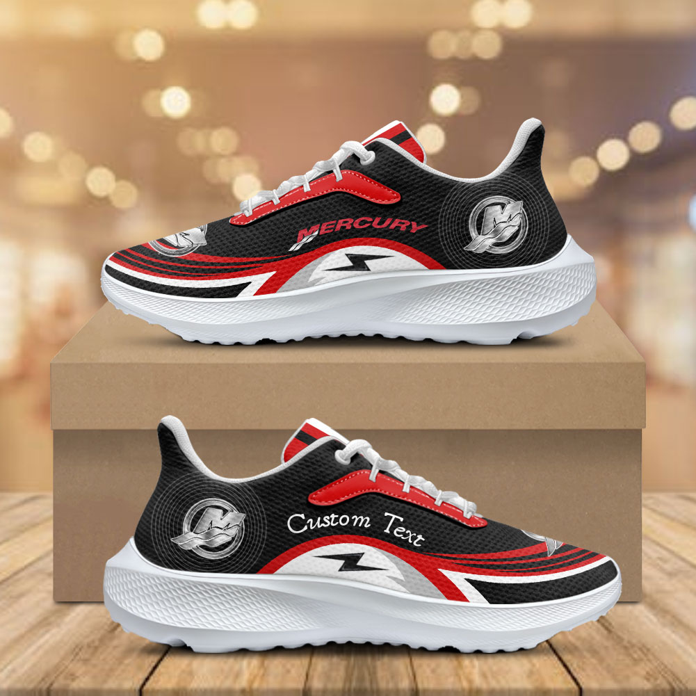 Mercury Marine Pegasus sneakers, Custom name and any logo, car model