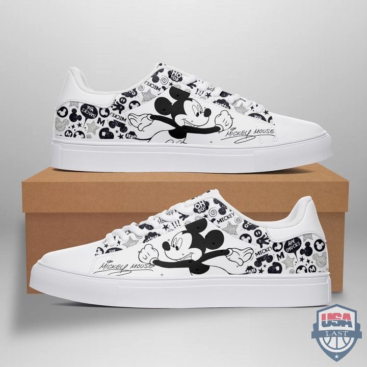 Low-Top-Schuhe mit Mickey-Mouse-Aufkleber