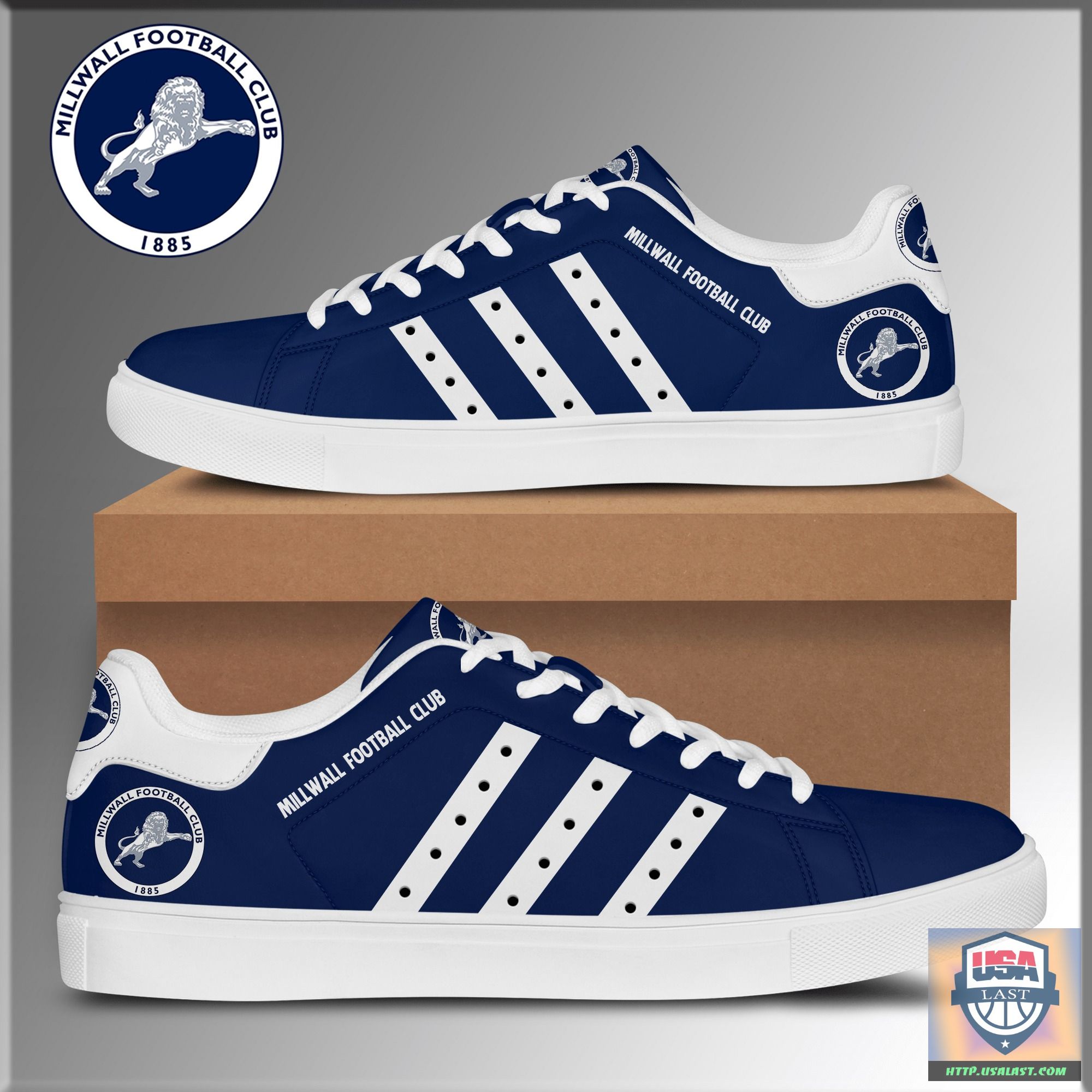 Low-Top-Schuhe des Millwall Football Club Low-Top-Schuhe des Millwall Football Club