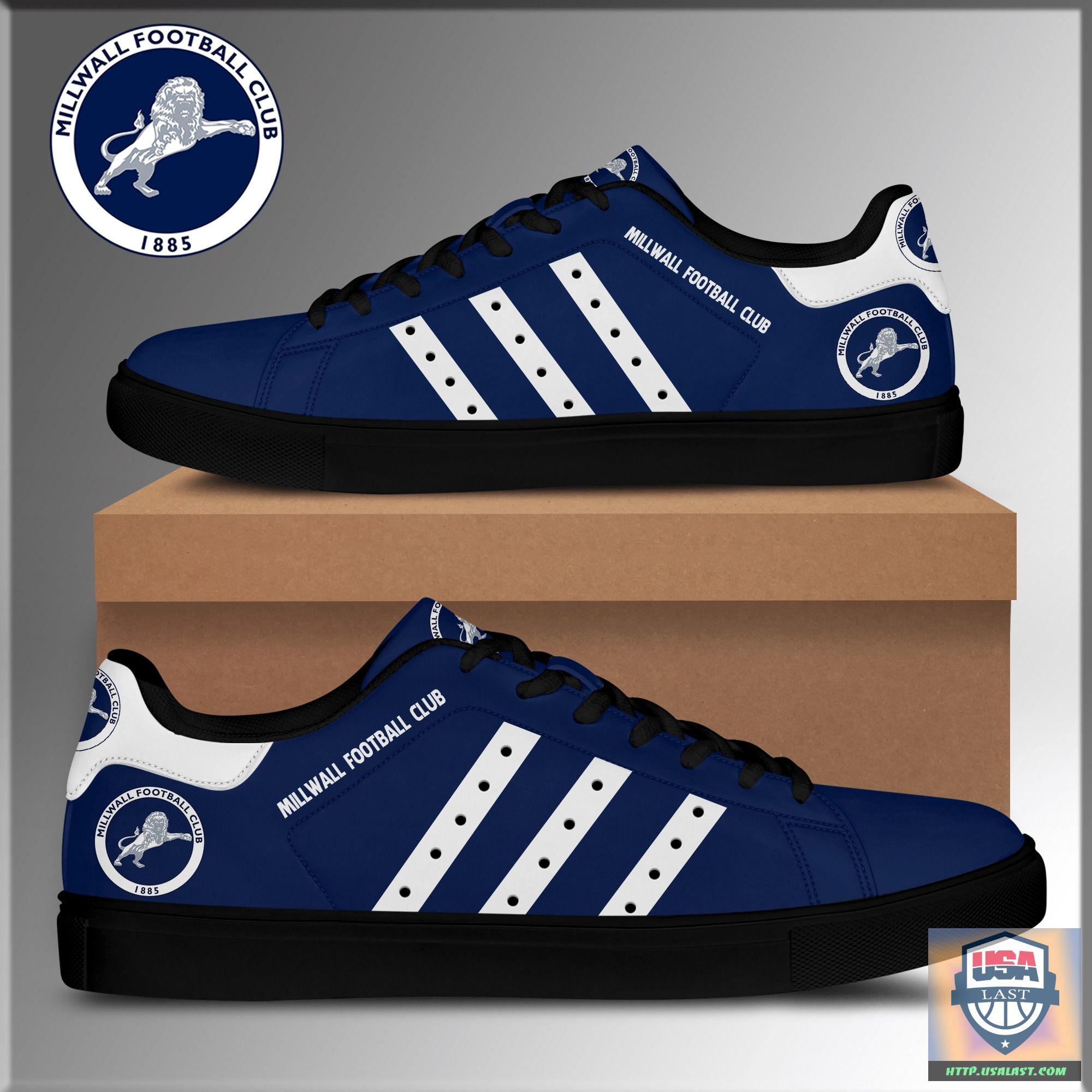 Low-Top-Schuhe des Millwall Football Club Low-Top-Schuhe des Millwall Football Club