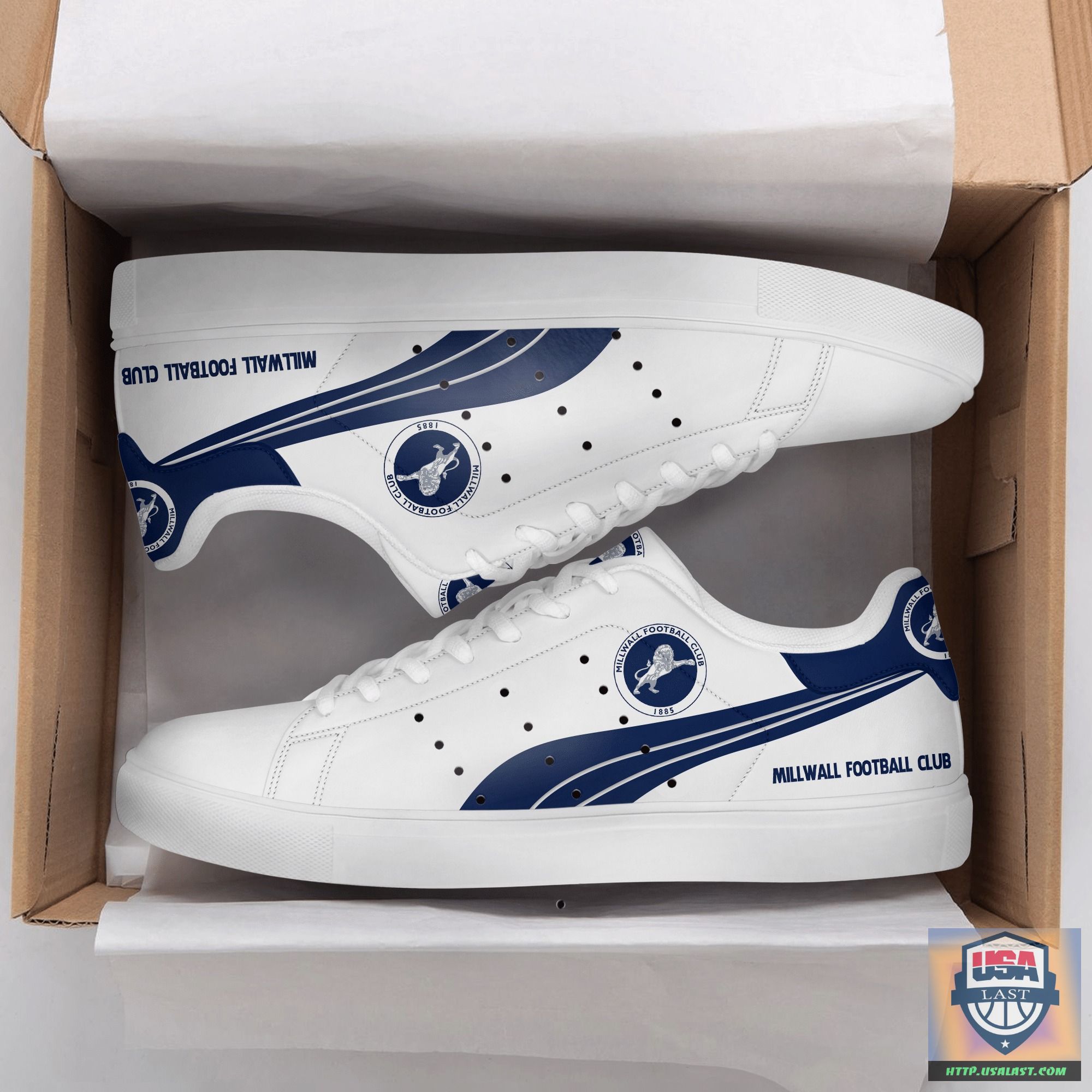 Millwall Football Club Skate-Low-Top-Schuhe Millwall Football Club Skate-Low-Top-Schuhe