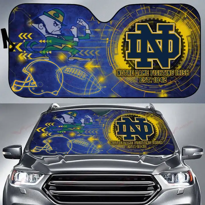Notre Dame Fighting Irish Auto Sun Shade BG210