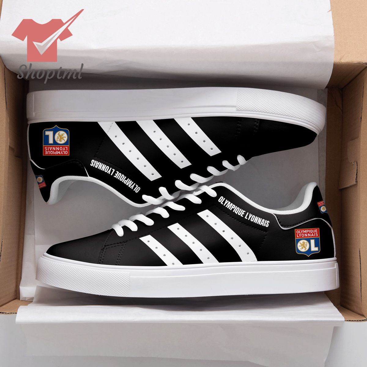 Olympique Lyonnais 3D-Overprint-Low-Top-Schuhe