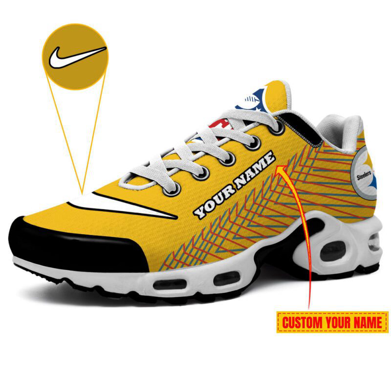 Pittsburgh Steelers Air Max Plus Sport Sneakers 