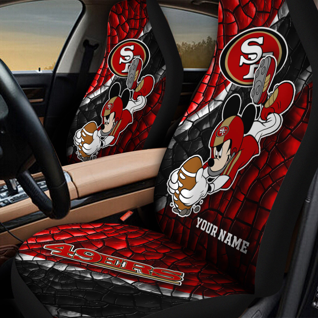 San Francisco 49ers Personalized Car Seat Covers  