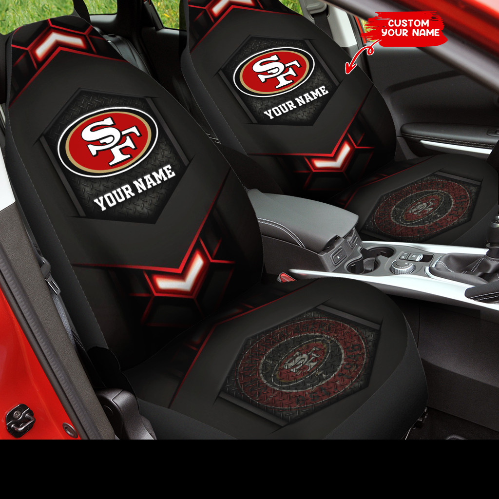 San Francisco 49ers Personalized Car Seat Covers  