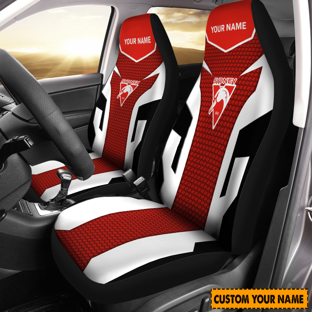 Sydney Swans AFL Personalized Car Seat Covers  