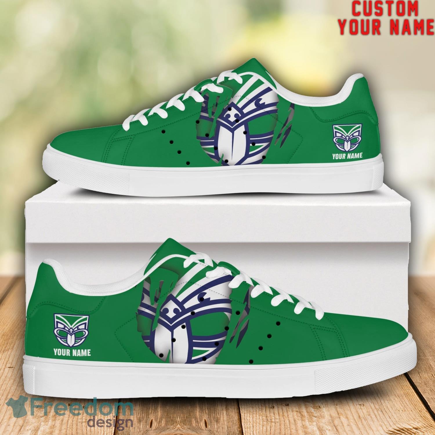 Warriors NRL Custom Name Einzigartige Low-Top-Schuhe